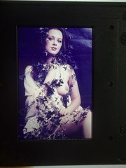 Vintage 35mm Colour Slide Portrait Woman Original Slide Photograph