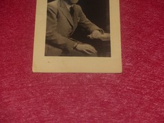 Laure Albin Guillot 1943 / Portrait Of Francois Valery + Signed Autographed Card
