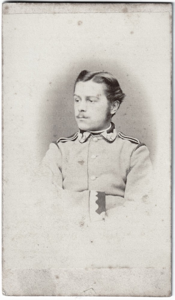 Young Soldier, Czech Republic (?), original CDV photo circa 1880