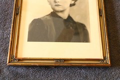Fine Art Model Sexy Girl Framed Antique Old Frame Nice Portrait Stark Gift YT