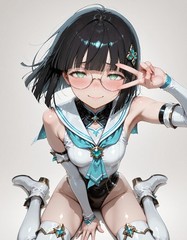 No nudity / AI Girl / Bodysuit and Leotard (500 images digital download)