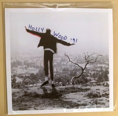 SIGNED JIM GOLDBERG HOLLYWOOD ’91 MAGNUM 6 X 6 SQUARE PRINT HAND MODIFIED NEW