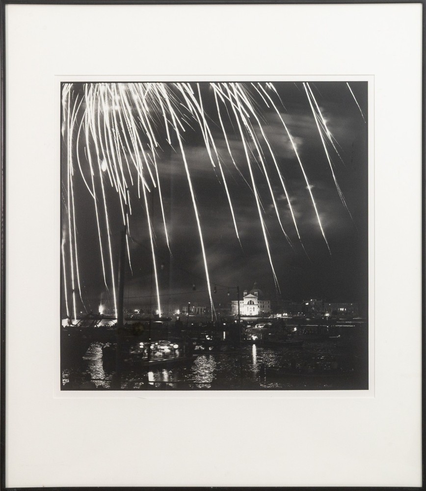 Bruce Cratsley – Venice Fireworks, 1982 Selenium-Toned Gelatin Silver Print