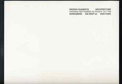 HIROSHI SUGIMOTO S.C. JOHNSON BUILDING 2003 OFFSET LITHOGRAPH POSTER PRISTINE
