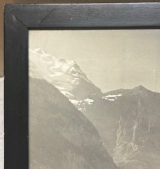 Antique GEBRUDER WEHRLI Staubbach Falls SWITZERLAND Waterfall Landscape PHOTO