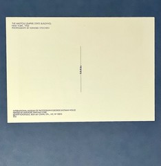 Edward Steichen Art Photo Print Card Empire State Building 1932 Fotofolio 4”x6”