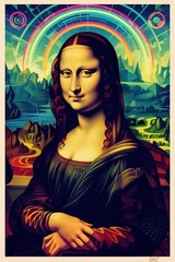 Digital Image Picture Photo Wallpaper Background Desktop Art, Mona Reimagined !