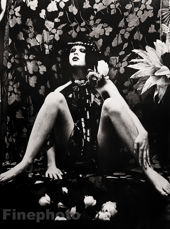 1974 Large Vintage IRINA IONESCO Photo Gravure ~ FEMALE Gothic Erotic Art France