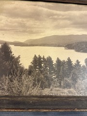 Antique Landscape Photography Mount & Lake Sunapee New Hampshire