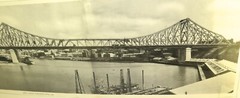 STORY BRIDGE, BRISBANE / RARE BEFORE 1934 & AFTER 1940 PANORAMIC PHOTO PRINTS.