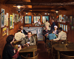 Photo Art Print of the Frontier Shack on the UP’s City of Denver 1936