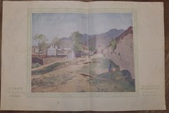Original Old Antique Vintage Picture Print Copy by Ginoshita Gihen
