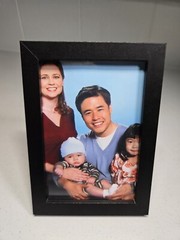 The Office Asian Jim And Pam 4×6 Framed Picture (Joke)