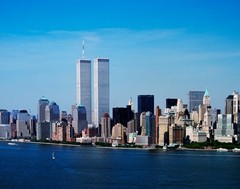 New York City with Twin Towers 11″x14″ Photograph Print 11×14