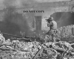 WWII US Army Photographer Nettune Italy 1944 Photo Reprint Digitally Enhanced