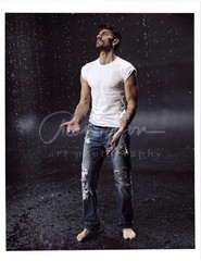 11 X 8.5 Alan Lyon Original Male Photo gay interest (10) Alex wet