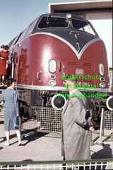 Original slide/slide DB V200 084 at industrial exhibition 1959 Berlin-AP43