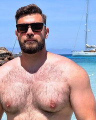 [Z431] Handsome Male Cute Model Showing Off Body Manly Physique