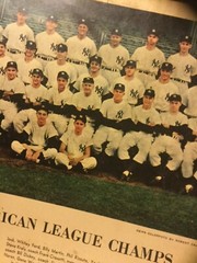 1955 AMERICAN & National LEAGUE CHAMPS YANKEES/Dodgers NEWS Print Matted