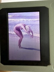 Vintage 35mm Colour Slide Portrait Woman Original Slide Photograph