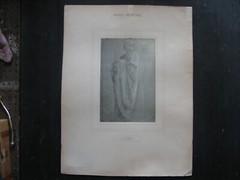 1890s ALBRECHT DURER -APOSTLE- Carbon Print/Photogravure BRAUN CLEMENS & CIE