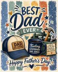 Digital Image png AI Art Sample Product Fathers Day PNG, Funny Dad Quote, Best
