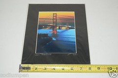 WOW Nice Signed Artist Golden Gate Bridge San Francisco CA Photograph Rare
