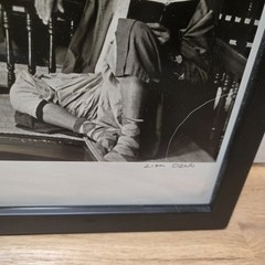 Zion Ozeri Signed ‘Waiting for Seven Jews’ Tunisia Photograph Framed 17×21″
