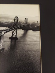 1965 Baz Signed San Francisco Bay Bridge Photograph 16″ X 20″