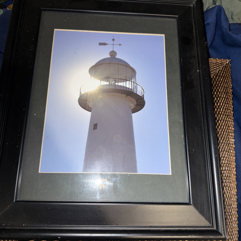 Biloxi Light House Framed Art