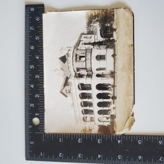 Vintage 1850s Picture of a Victorian Mansion in The USA 6×5