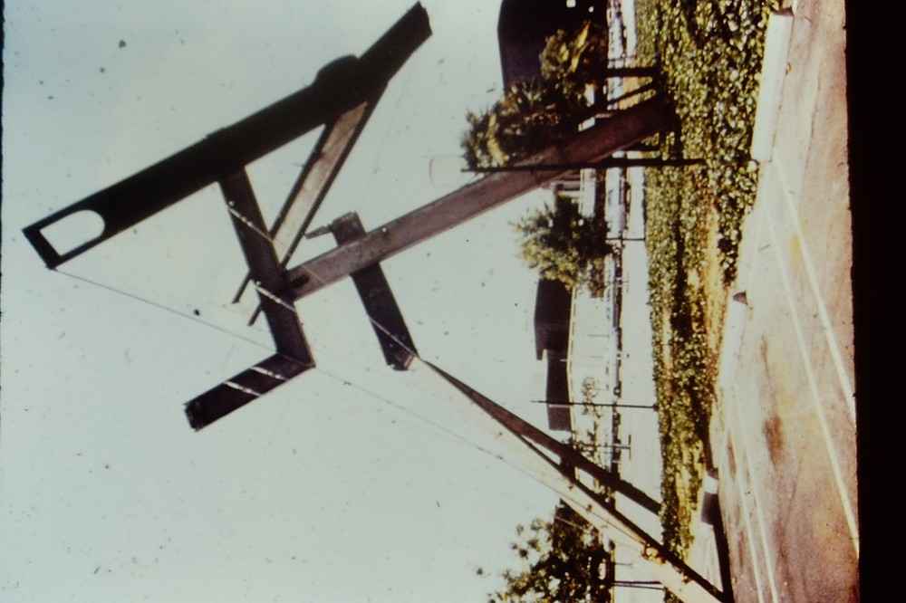 Vintage Art History 35mm Glass Slide Mark Suvero Untitled Sculpture 1971
