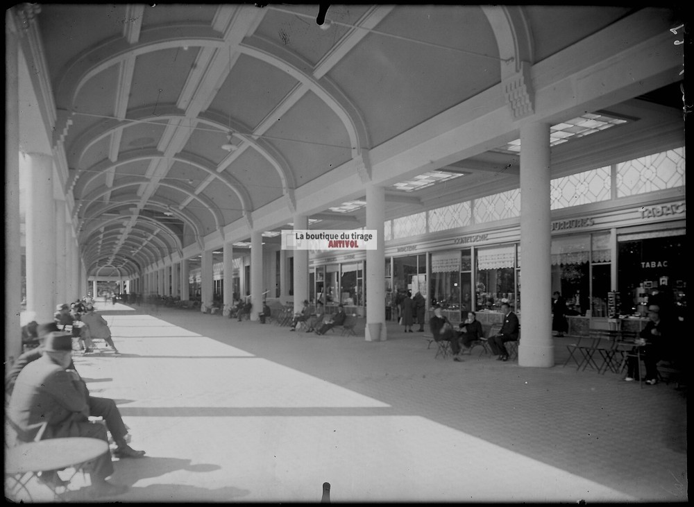 Antique Glass Negative Black and White 13×18 cm Vittel Thermal Baths Gallery