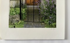 Dennis Barloga Photography Print, “Lavender Cottage” England signed 14 x 11”