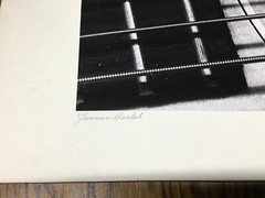 Jeannine Deubel Original B/W Photo “Guitar Study #1” Signed Mounted