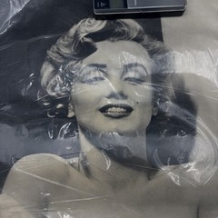 1972 Philippe Halsman Marilyn Monroe Big Smile Poster NOS 18”x23”