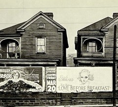 Walker Evans Art Print Card Billboards & Frame Houses Atlanta GA 4”x6” Fotofolio