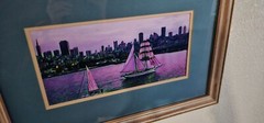 Framed and Matted High Quality Photograph of the San Francisco Skyline