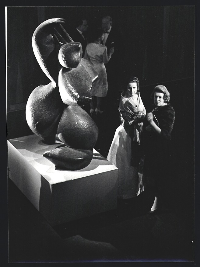Photography Berlin, Deutsche Oper, sculpture in the foyer for the opening 1961