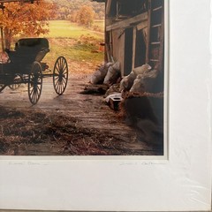 Vintage Bill Coleman Signed Numbered Matted No 576 27/400 Amos’ Barn Photograph