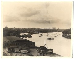 Photograph Penzy Machi, view of New Brunswick / New Jersey, city panorama with