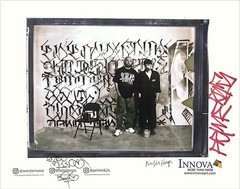 L.A. Graffiti Artists “Big Sleeps” and ” Prime” Hand Signed Photo by Jim McHugh