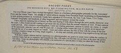 Photographic Landscape 180• View Rangely Maine By Scott Perry Signed Framed