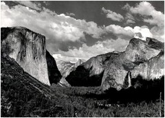 1935 1990s Ansel Adams Yosemite Valley Summer California Large Art Photo