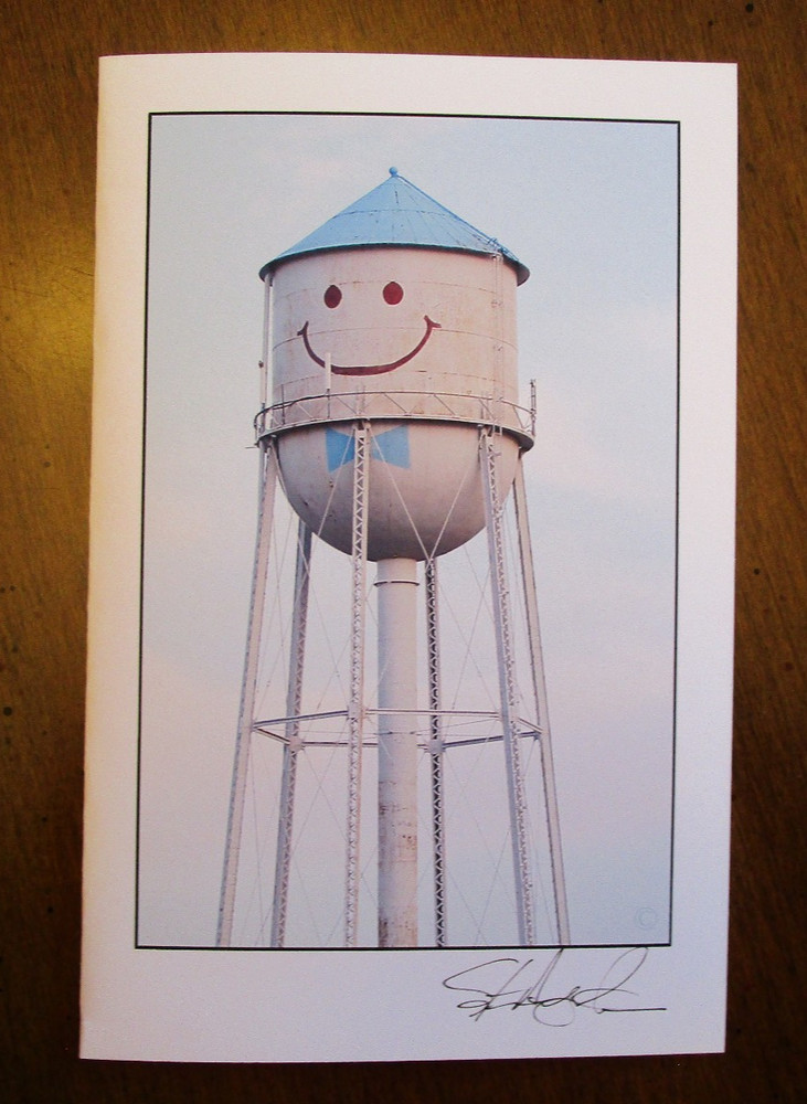 “Grand Forks Smiley Water Tower Print 2009” Original Art Work by Steve Augustin
