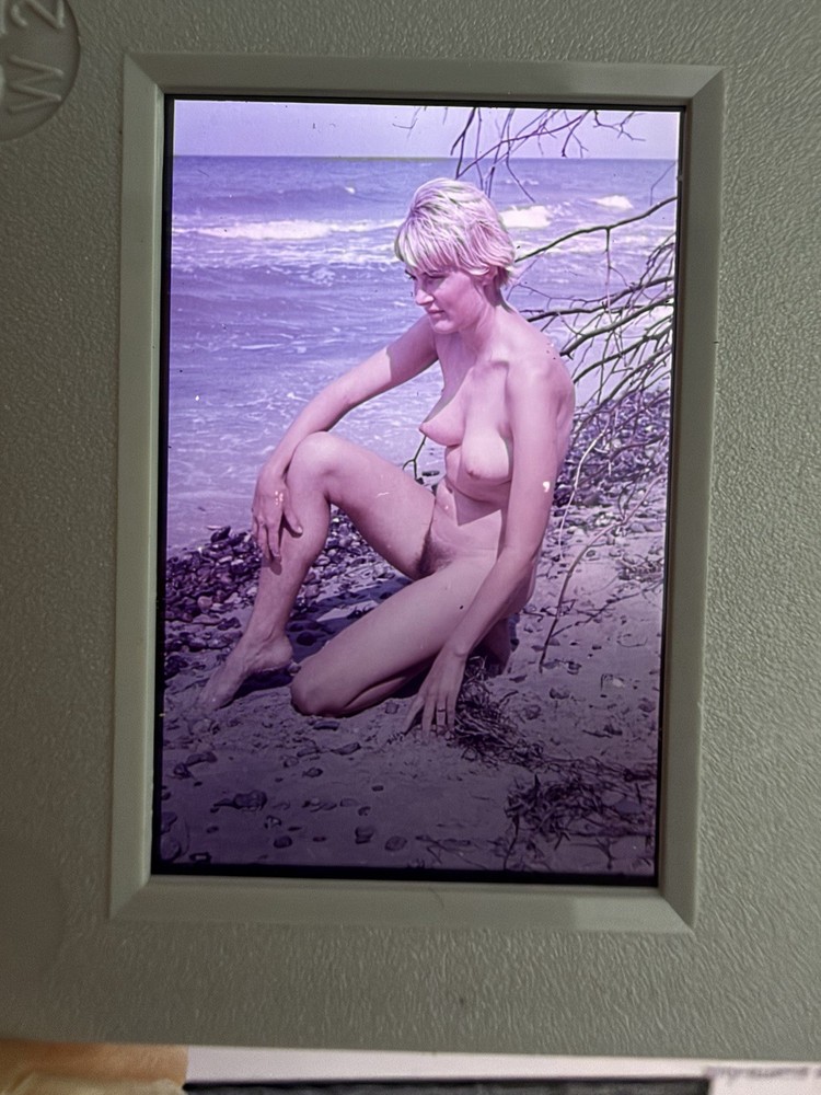 Vintage 35mm Colour Slide Portrait Woman Original Slide Photograph