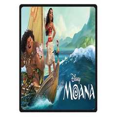 great Disney moana Soft Warm Single-Side Printing Flannel Fleece Blanket