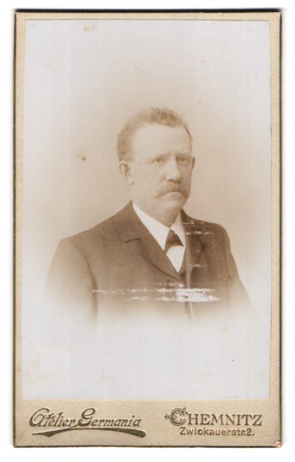 Photography studio Germania, Chemnitz, Zwickauerstrasse 2, portrait bourgeois
