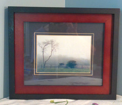Inspirational “Encased in God’s Fog” Framed Art Photo Double Matted Heavy…