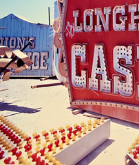 JOE’S LONGHORN CASINO NEON BONEYARD LAS VEGAS SALVAGE SCRAPYARD PHOTOGRAPH